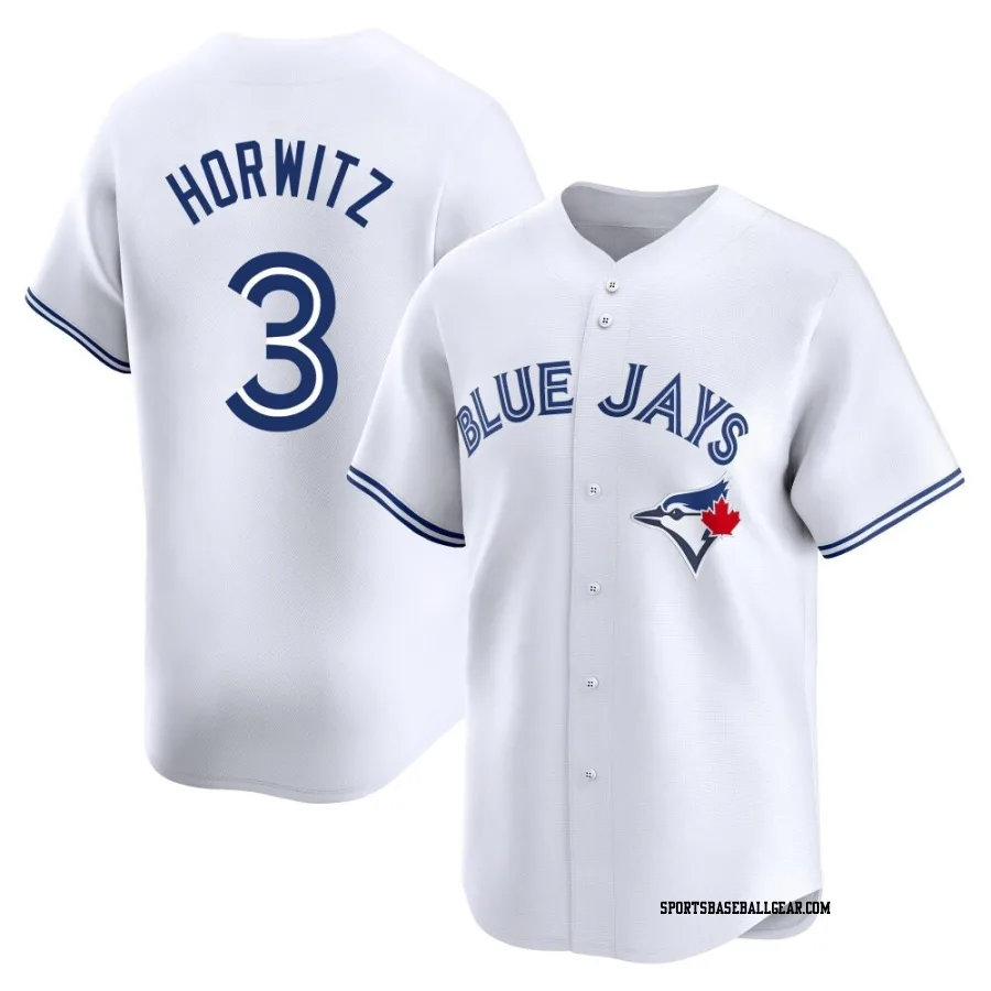 Spencer Horwitz Youth Toronto Blue Jays White Limited Home Jersey