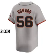 Spencer Howard Men's San Francisco Giants Gray Limited Away Jersey