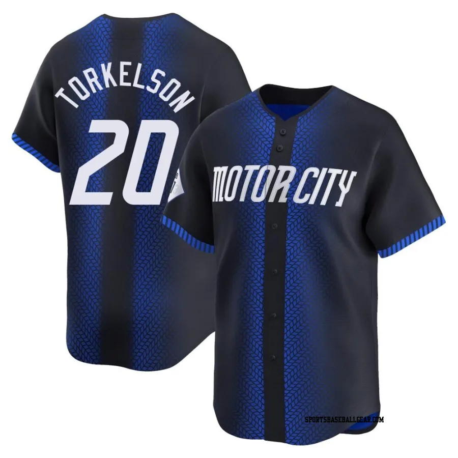 Spencer Torkelson Men's Detroit Tigers Blue Limited 2024 City Connect Jersey