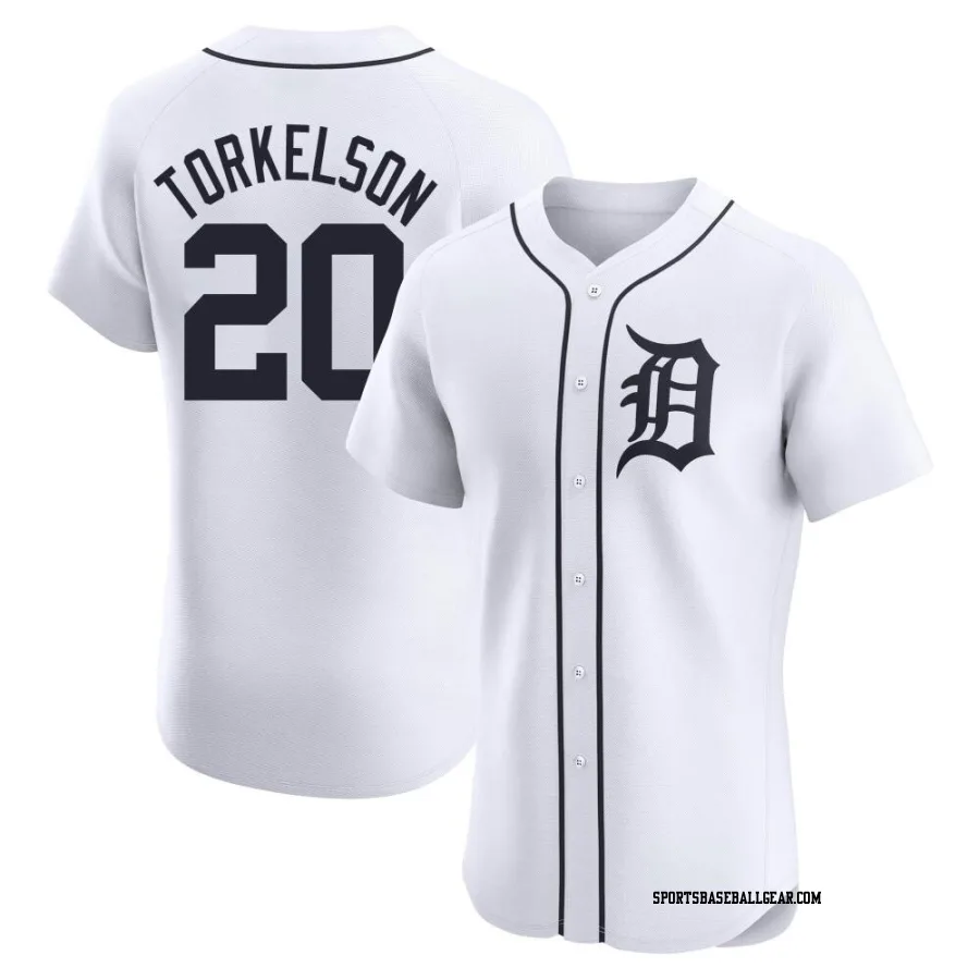 Spencer Torkelson Men's Detroit Tigers White Elite Home Jersey