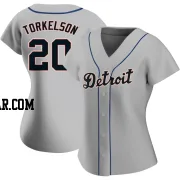 Spencer Torkelson Women's Detroit Tigers Gray Authentic Road Jersey