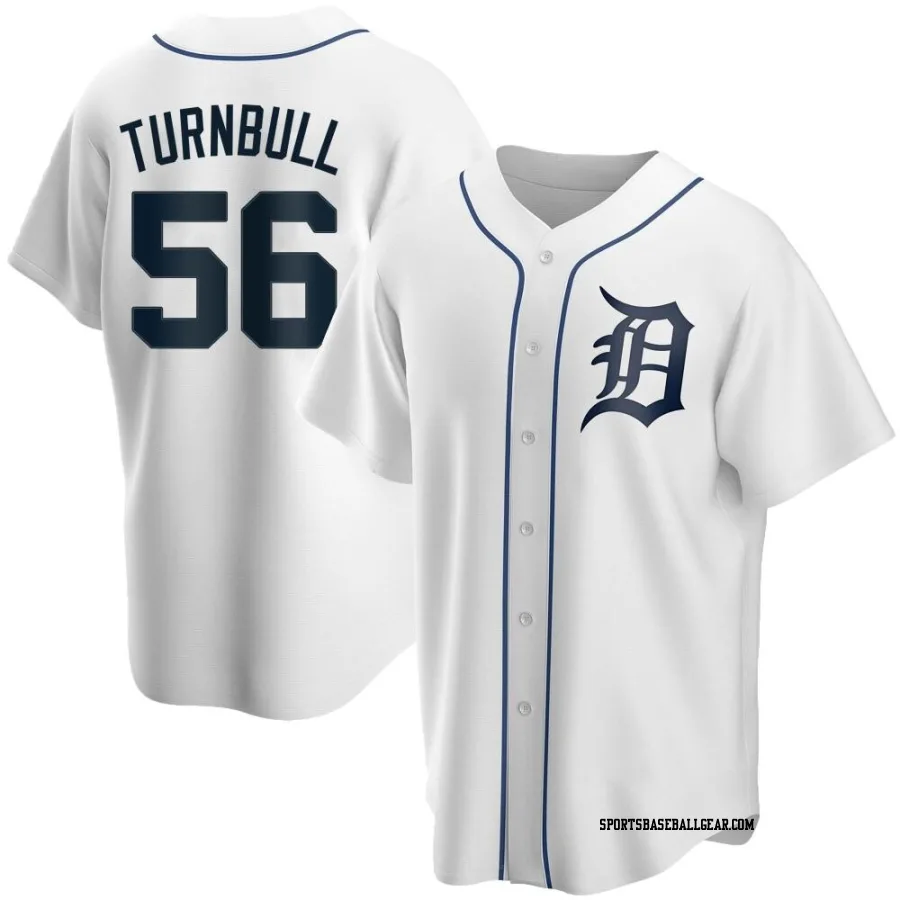 Spencer Turnbull Men's Detroit Tigers White Replica Home Jersey