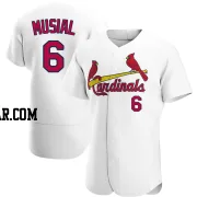 Stan Musial Men's St. Louis Cardinals White Authentic Home Jersey