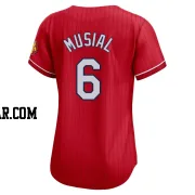 Stan Musial Women's St. Louis Cardinals Red Limited 2024 City Connect Jersey