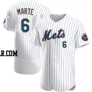 Starling Marte Men's New York Mets White Authentic Home Jersey