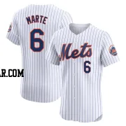 Starling Marte Men's New York Mets White Elite Home Jersey