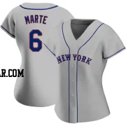 Starling Marte Women's New York Mets Gray Authentic Road Jersey