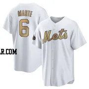 Starling Marte Youth New York Mets White Game Replica 2022 All-Star Jersey