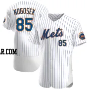 Stephen Nogosek Men's New York Mets White Authentic Home Jersey