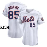 Stephen Nogosek Men's New York Mets White Elite Home Jersey