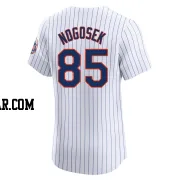 Stephen Nogosek Men's New York Mets White Elite Home Jersey