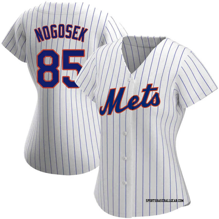 Stephen Nogosek Women's New York Mets White Authentic Home Jersey