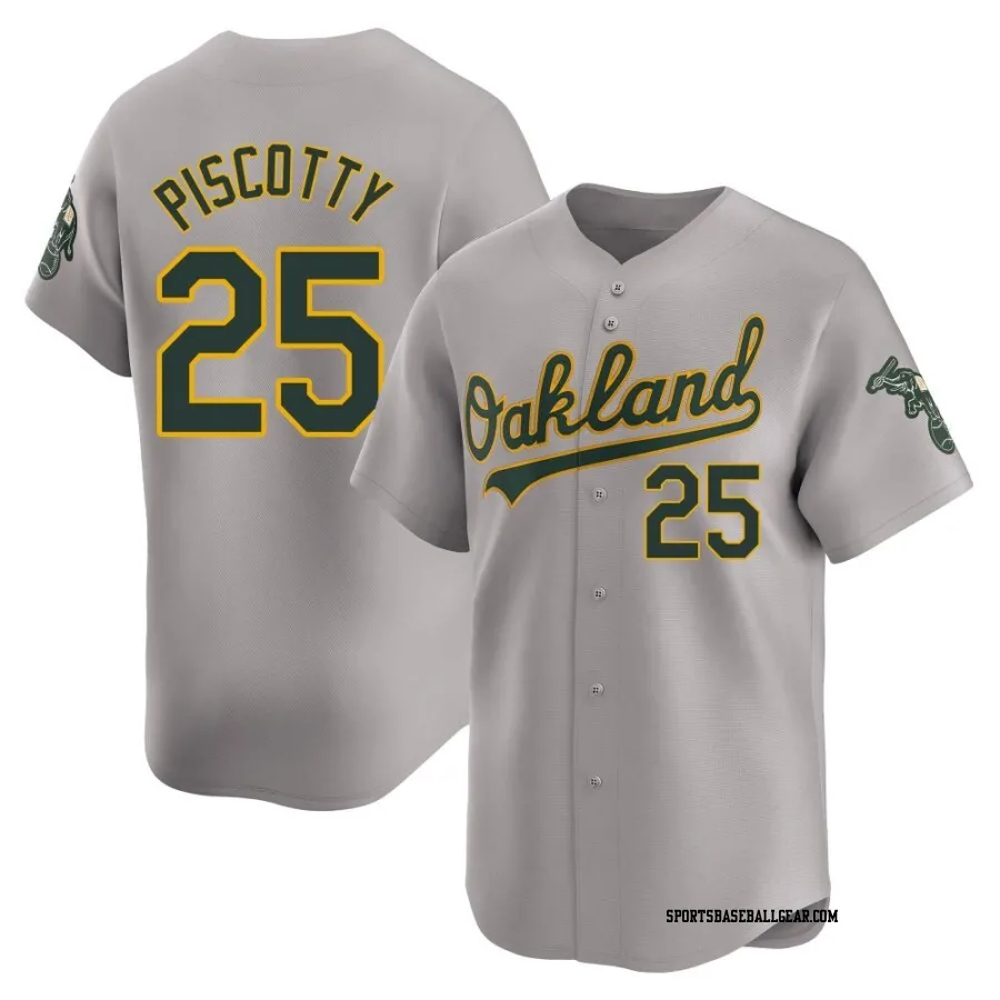 Stephen Piscotty Youth Oakland Athletics Gray Limited Away Jersey