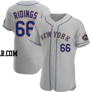 Stephen Ridings Men's New York Mets Gray Authentic Road Jersey