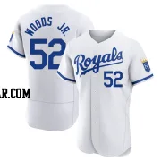 Stephen Woods Jr. Men's Kansas City Royals White Authentic 2022 Home Jersey