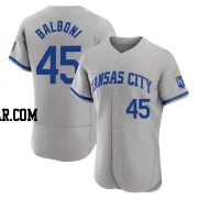 Steve Balboni Men's Kansas City Royals Gray Authentic 2022 Road Jersey