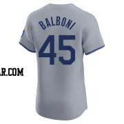 Steve Balboni Men's Kansas City Royals Gray Elite Road Jersey