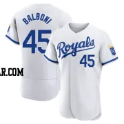 Steve Balboni Men's Kansas City Royals White Authentic 2022 Home Jersey