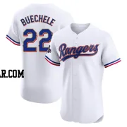 Steve Buechele Men's Texas Rangers Gold Elite White 2024 Collection Jersey