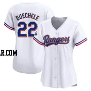 Steve Buechele Women's Texas Rangers Gold Limited White 2024 Collection Jersey