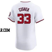 Steve Cishek Men's Washington Nationals White Elite Home Jersey