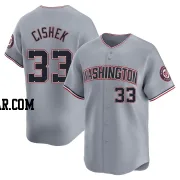 Steve Cishek Youth Washington Nationals Gray Limited Road Jersey