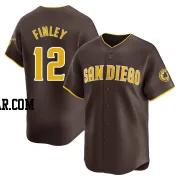 Steve Finley Men's San Diego Padres Brown Limited Away Jersey