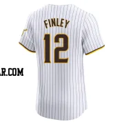 Steve Finley Men's San Diego Padres White Elite Home Jersey