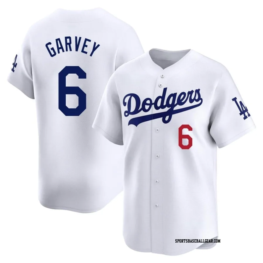 Steve Garvey Men's Los Angeles Dodgers White Limited Home Jersey