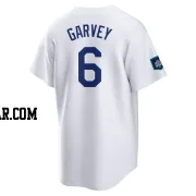 Steve Garvey Men's Los Angeles Dodgers White Replica 2024 World Tour Seoul Series Home Jersey