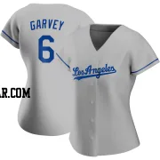 Steve Garvey Women's Los Angeles Dodgers Gray Authentic Road Jersey