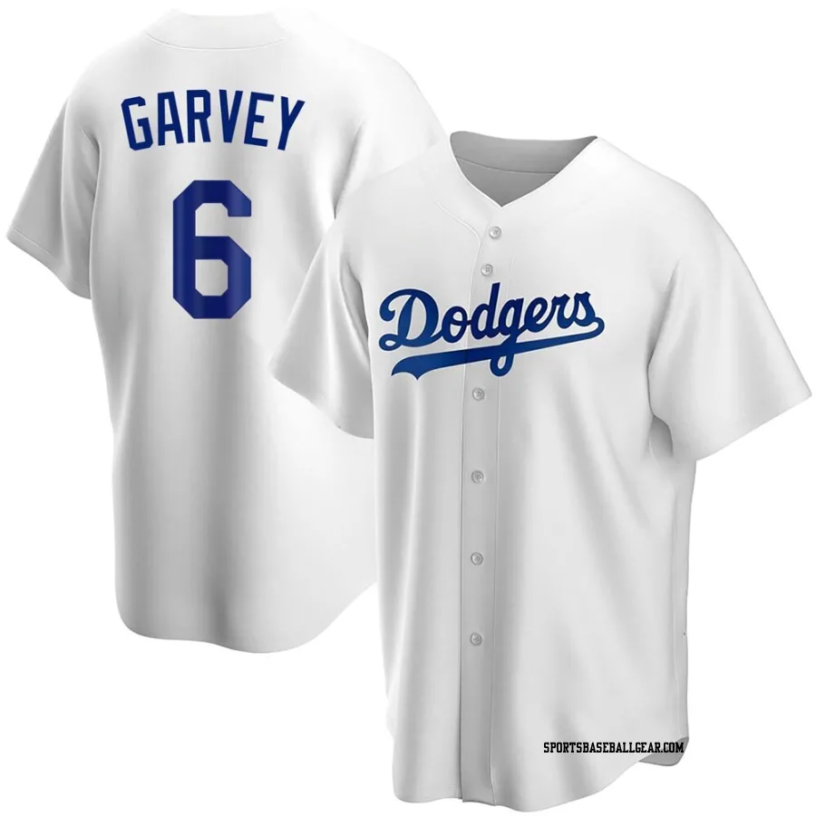 Steve Garvey Youth Los Angeles Dodgers White Replica Home Jersey