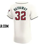 Steve Hathaway Men's Arizona Diamondbacks Cream Elite Home Jersey