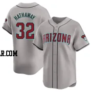 Steve Hathaway Men's Arizona Diamondbacks Gray Limited Away Jersey