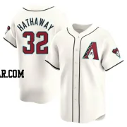 Steve Hathaway Men's Arizona Diamondbacks White Limited Home Jersey