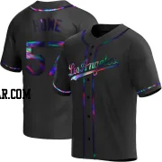 Steve Howe Youth Los Angeles Dodgers Black Holographic Replica Alternate Jersey