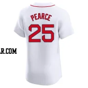 Steve Pearce Men's Boston Red Sox White Elite Home Jersey