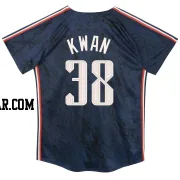 Steven Kwan Toddler Cleveland Guardians Navy Limited Preschool & 2024 City Connect Jersey