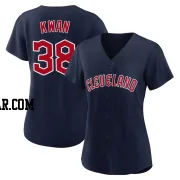 Steven Kwan Women's Cleveland Guardians Navy Replica Alternate Jersey