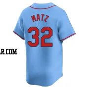 Steven Matz Men's St. Louis Cardinals Light Blue Limited Alternate Jersey