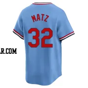 Steven Matz Men's St. Louis Cardinals Light Blue Limited Cooperstown Collection Jersey