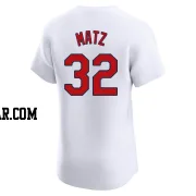 Steven Matz Men's St. Louis Cardinals White Elite Home Jersey