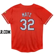 Steven Matz Toddler St. Louis Cardinals Red Limited Preschool 2024 City Connect Jersey