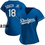 Steven Souza Jr. Women's Los Angeles Dodgers Royal Authentic Alternate Jersey