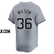 Steven Wilson Men's Chicago White Sox Gray Limited Road Jersey