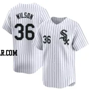 Steven Wilson Men's Chicago White Sox White Limited Home Jersey