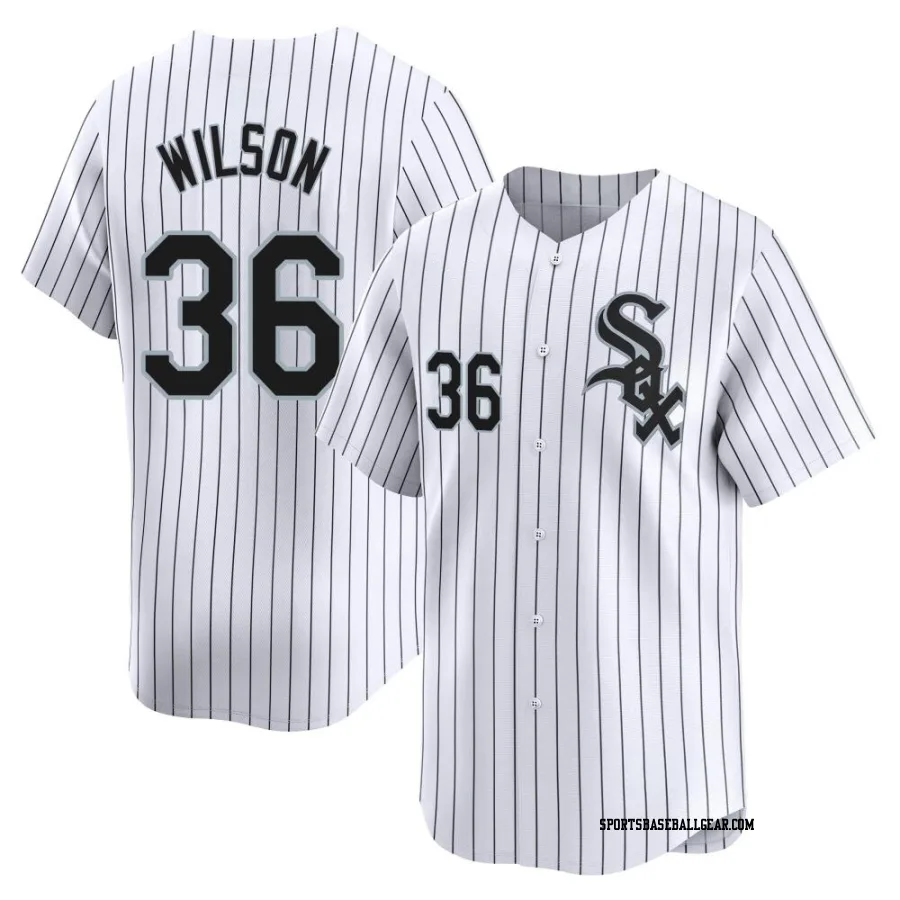 Steven Wilson Men's Chicago White Sox White Limited Home Jersey