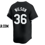 Steven Wilson Youth Chicago White Sox Black Limited Alternate Jersey