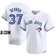 Steward Berroa Youth Toronto Blue Jays White Limited Home Jersey