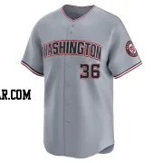 Stone Garrett Men's Washington Nationals Gray Limited Road Jersey